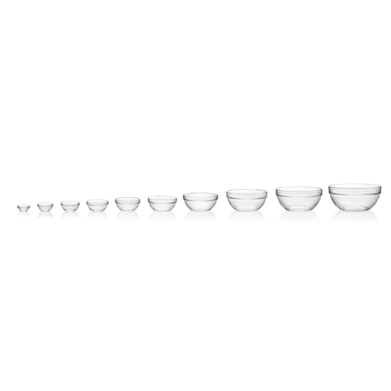 Luminarc Glass Nested Mixing Bowl Set & Reviews Wayfair